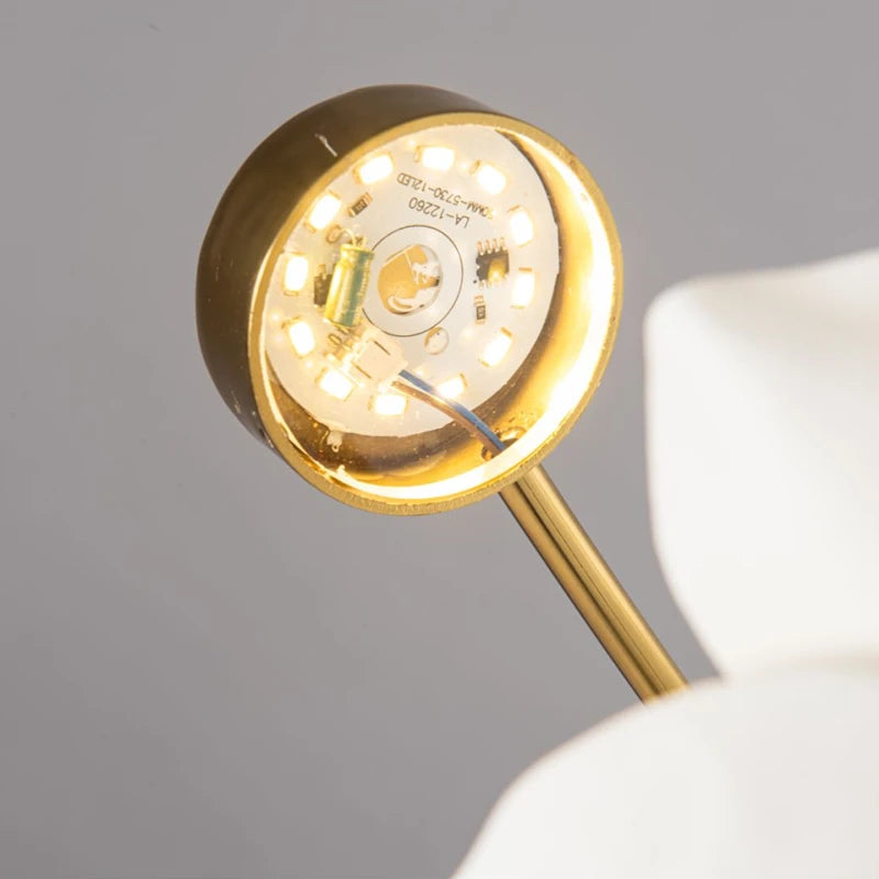 applique murale à led lotus pour décoration intérieure moderne - vue 5 sur 9