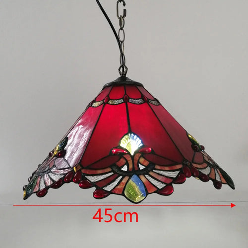 lustre tiffany vitrail style méditerranéen pour intérieur élégant - vue 21 sur 22