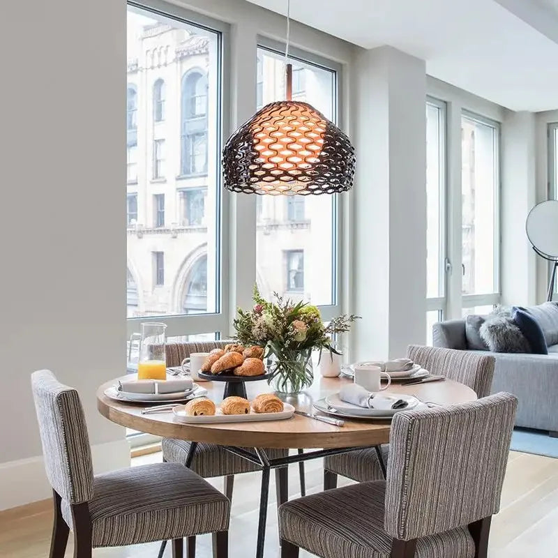 suspension design italien ajouré pour intérieur moderne - vue 4 sur 8