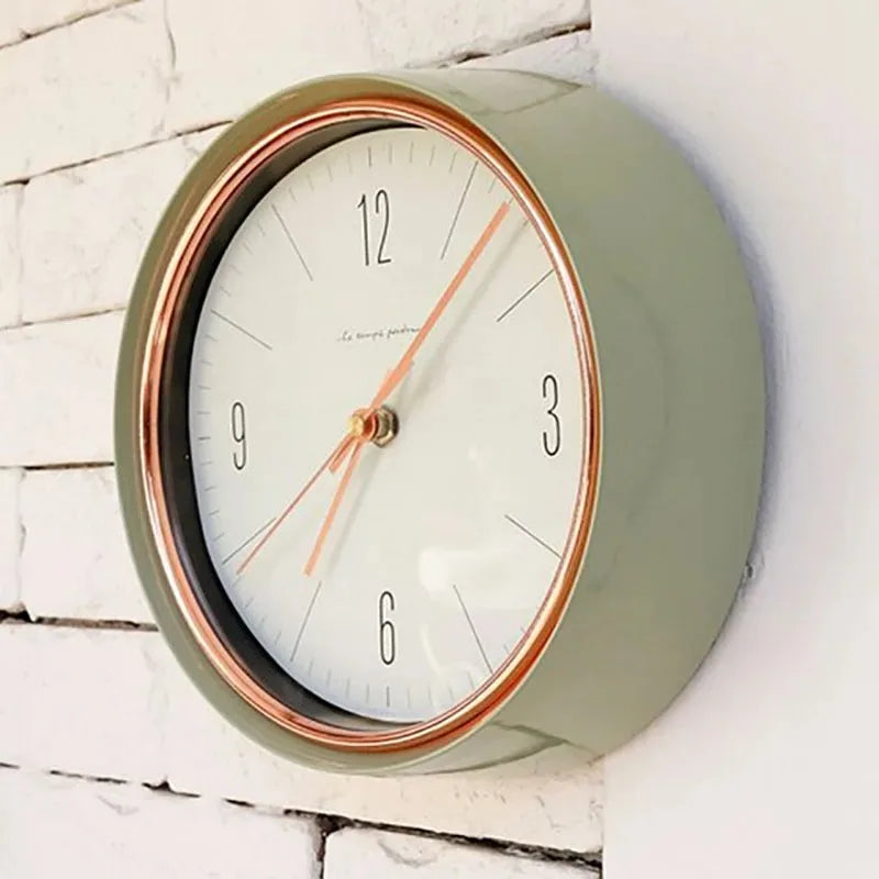 horloges murales silencieuses vintage pour décoration élégante moderne