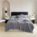 plaid doux épais effet carreaux style moderne chambre