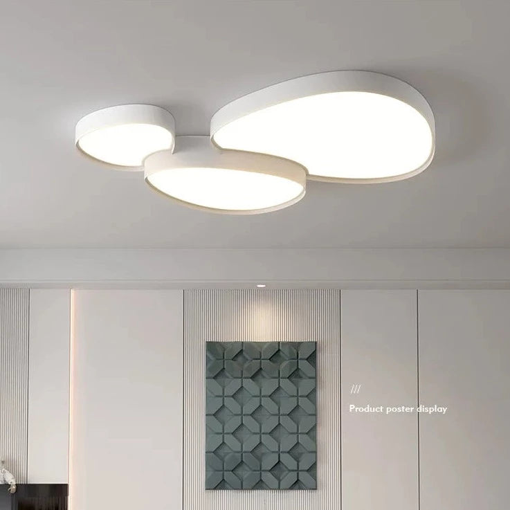 Plafonnier LED design décorative led noir blanc