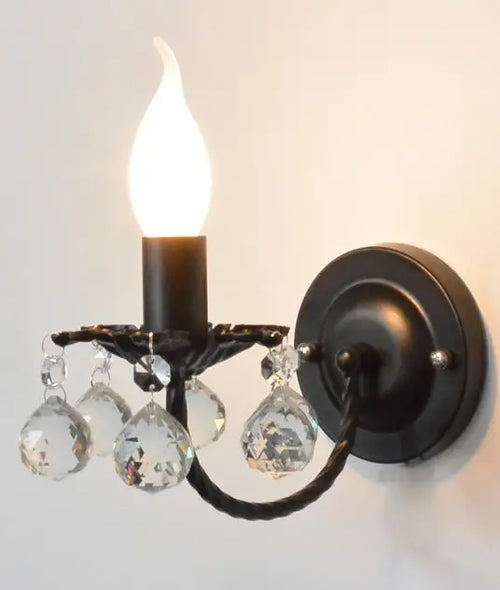 applique murale en cristal style coréen pour éclairage décoratif - vue 8 sur 16