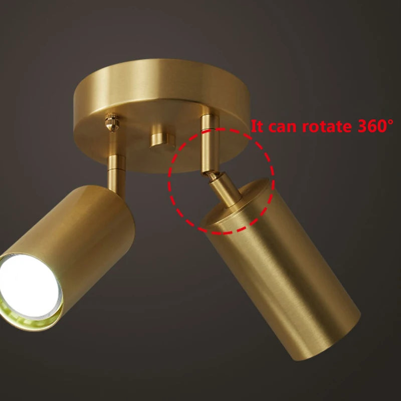 plafonnier led moderne avec projecteurs luminaire09 - vue 6 sur 9