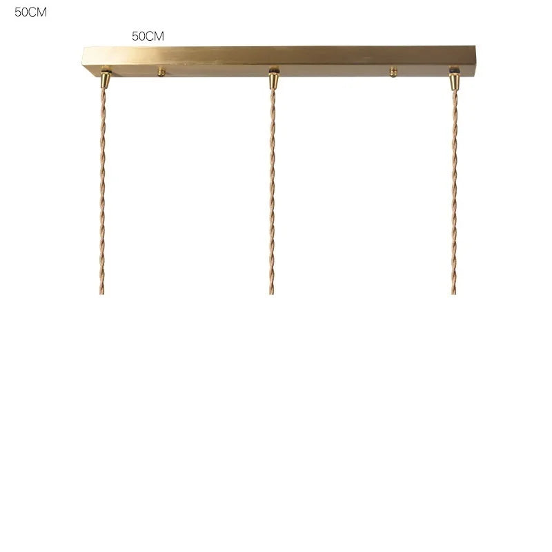suspension LED blanc en céramique luminaires maison éclairage intérieur chambre salon à côté nordique moderne cuivre suspension lampe - vue 22 sur 23