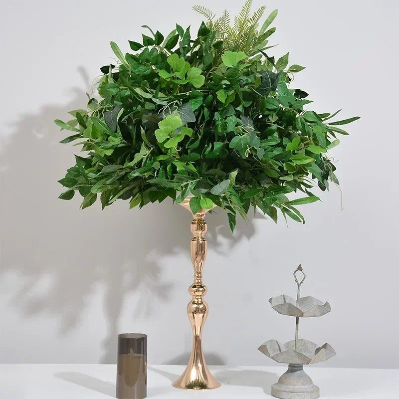 boule de plantes artificielles pour décoration de mariage et d'extérieur - vue 3 sur 8