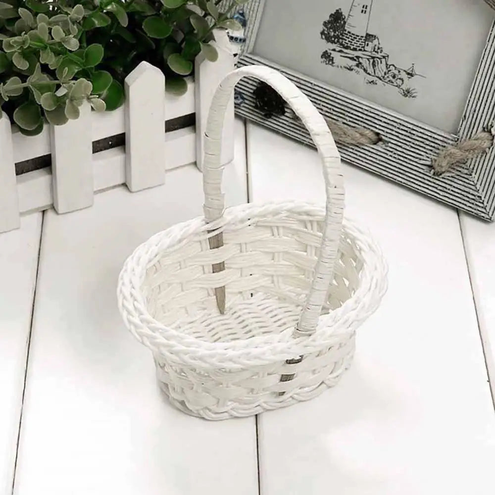 panier romantique pour demoiselle d'honneur et rangement - vue 4 sur 7