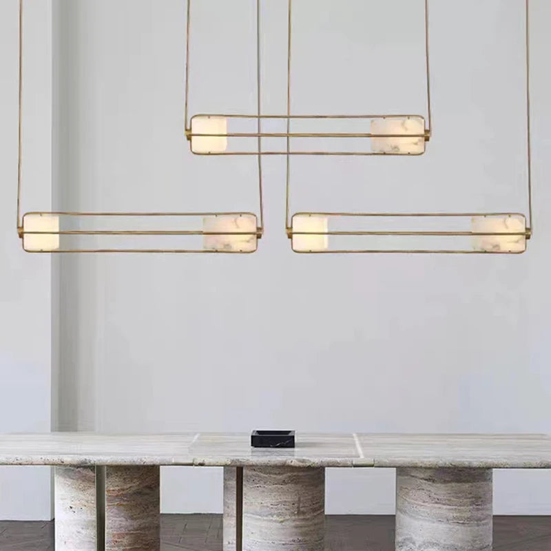lustre art déco en verre et métal pour hôtel et bar - vue 3 sur 12