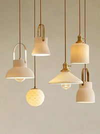 lampe en céramique style japonais pour restaurant et bar