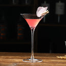 Verres à pied cocktail champagne martini style vintage