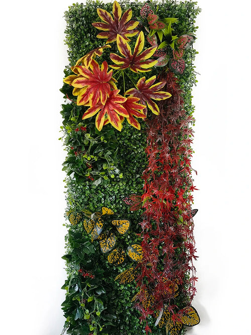 décoration murale artificielle herbe chlorophytum pour jardin et événements - vue 15 sur 23