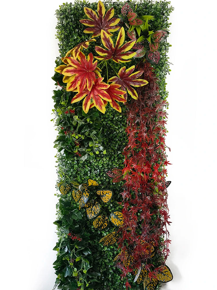 décoration murale artificielle herbe chlorophytum pour jardin et événements - vue 15 sur 23