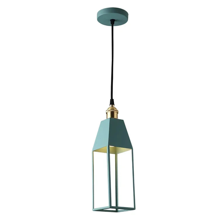 Modern Pendant Lamp Creative Nordic Style Macaron E27 Hanging Dining Living Bedroom Bedside Bar Table Kitchen Island Decor Light - vue 9 sur 12