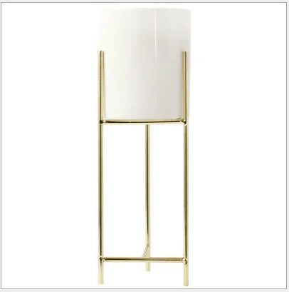étagère à fleurs nordique en métal design moderne pour décoration intérieure
