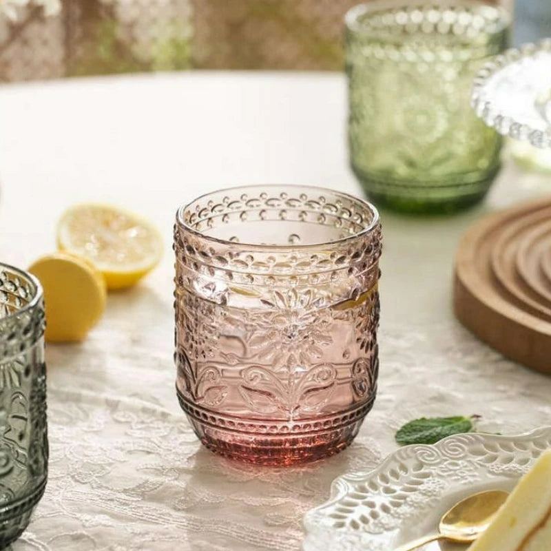 Verre vintage sans pied résistant chaleur multi boissons