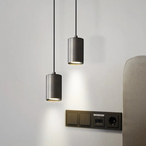 lustre en fer à LED design minimaliste pour intérieur moderne - vue 6 sur 8