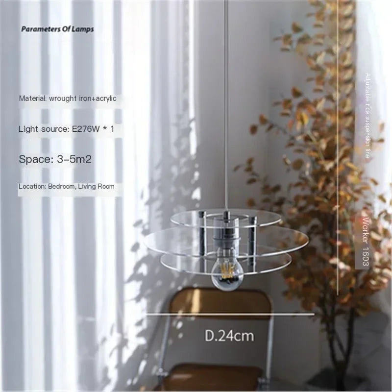lustre arc-en-ciel soucoupe volante déco rétro pour bar ou restaurant