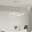 lustre led design créatif simple pour décoration intérieure moderne