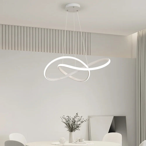 lustre led design créatif simple pour décoration intérieure moderne - vue 6 sur 9