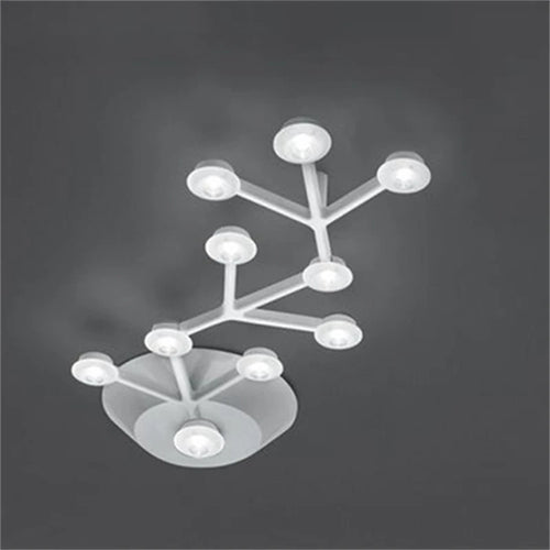 plafonnier moderne à led en forme d'étoiles avec abat-jour en acrylique - vue 2 sur 5