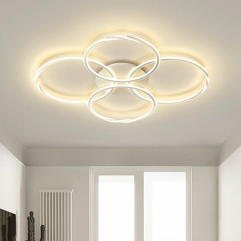 lustre moderne en led design créatif minimaliste pour intérieur élégant - vue 4 sur 18