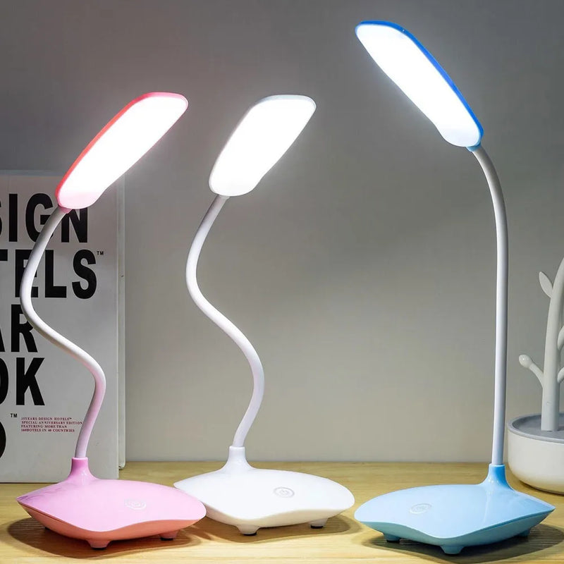 Lampe de bureau LED pliable et tactile