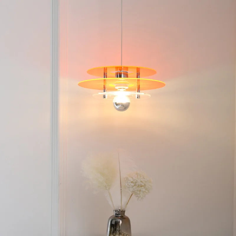 suspension ovni acrylique style nordique décoration maison - vue 2 sur 12