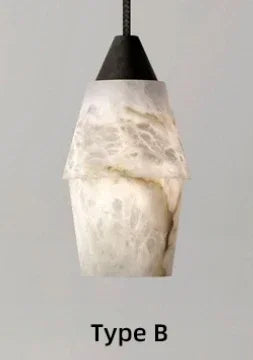 suspension moderne en marbre naturel pour décoration intérieure luxe