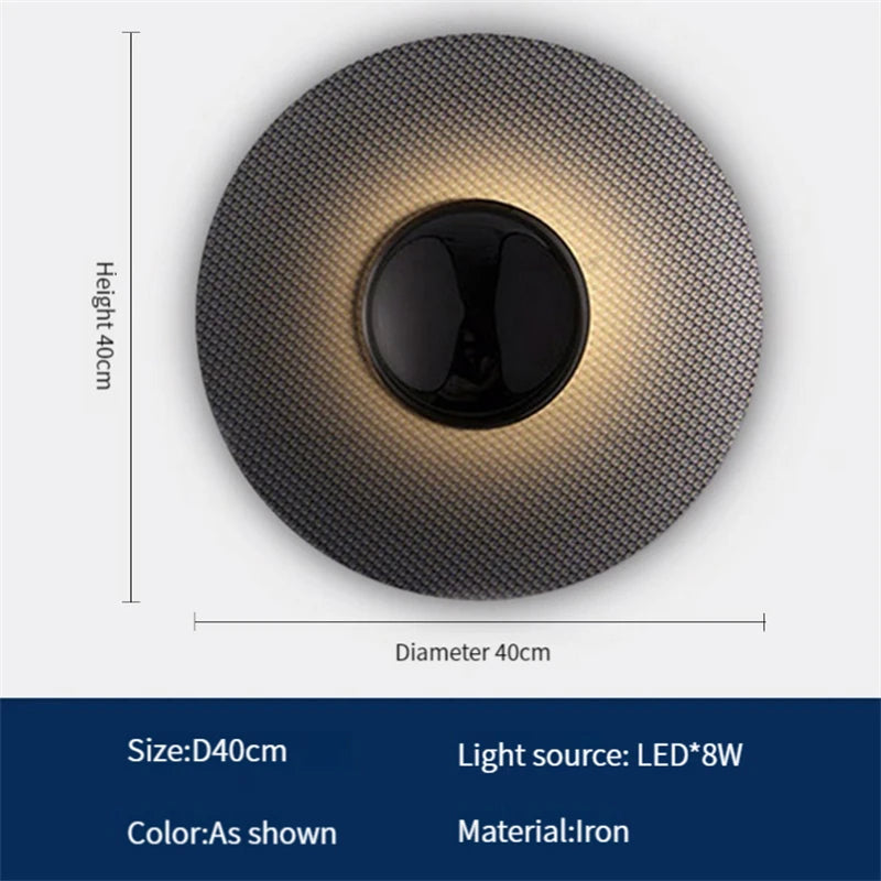 applique murale led moderne minimaliste décorative nordique