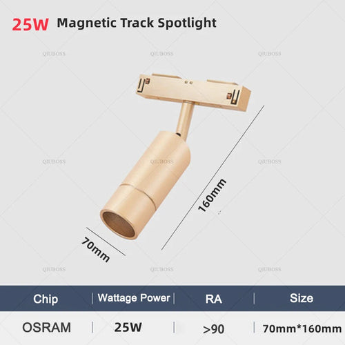 spot led magnétique pour éclairage intérieur moderne - vue 15 sur 28