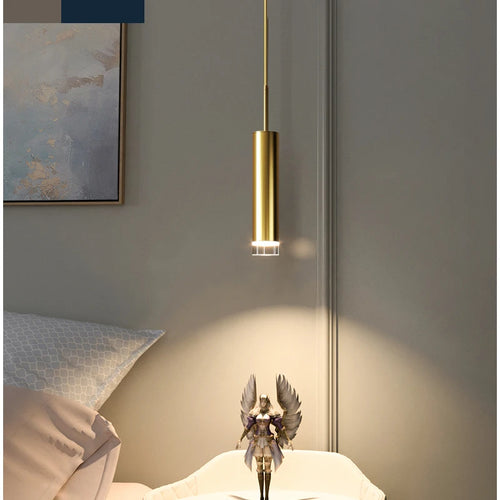 Fumi Modern Adjustable LED Pendant Light, Elegant Ceiling Hanging LED Light Fixture for Kitchen Island Living Room Bedroom - vue 3 sur 8