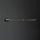 lustre en verre design créatif minimaliste pour restaurant moderne