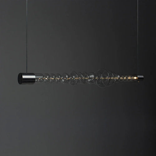 lustre en verre design créatif minimaliste pour restaurant moderne