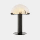 lampe à poser rétro en tissu marbré pour décoration intérieure