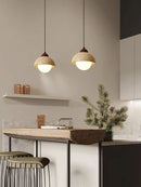 suspension en marbre travertin luminaire décoratif d'intérieur longueur réglable