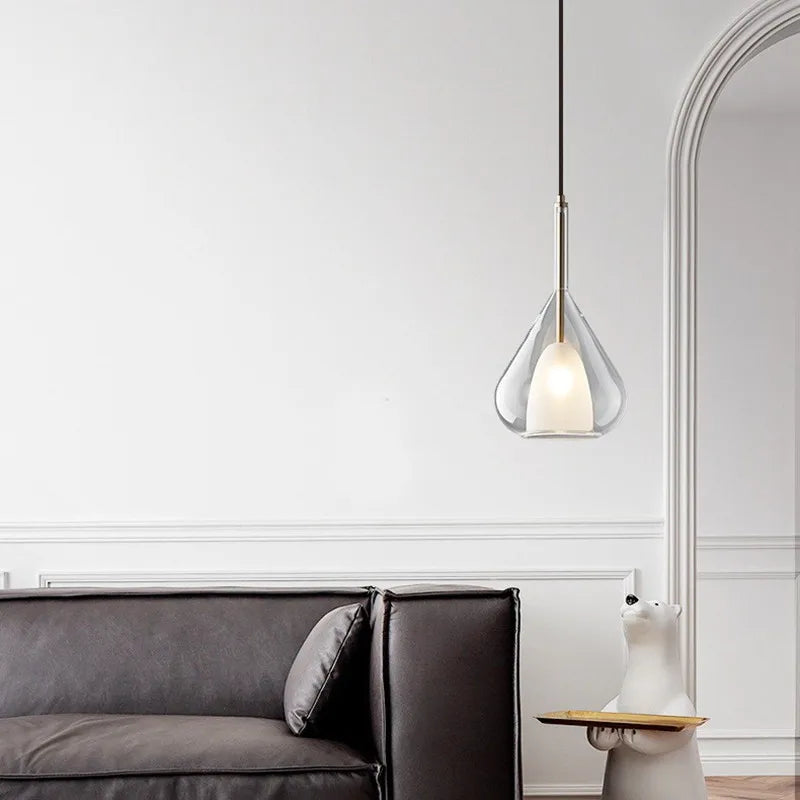 Suspension en verre design nordique post-moderne minimaliste décorative