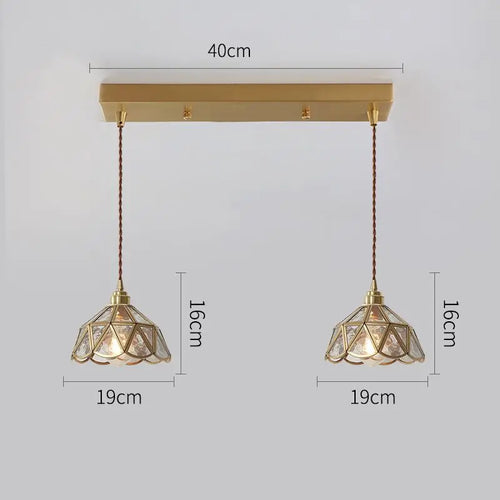 iwhd 2022 	 nordique verre led suspension luminaires cuivre moderne éclairage - vue 20 sur 24