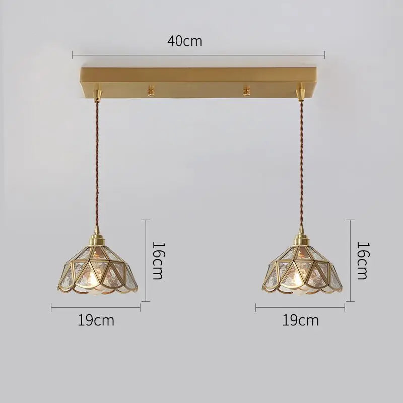 iwhd 2022 	 nordique verre led suspension luminaires cuivre moderne éclairage - vue 20 sur 24