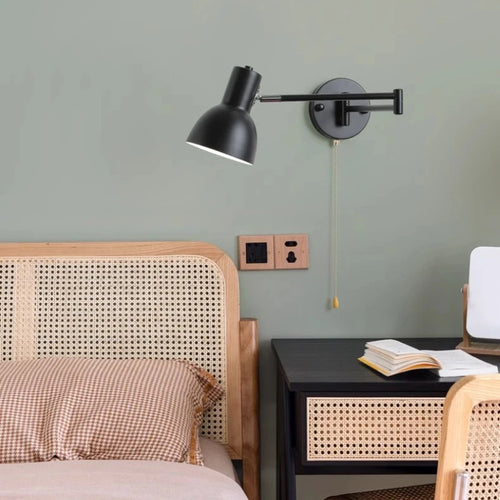 applique murale télescopique moderne lampe de lecture pliable minimaliste - vue 6 sur 17