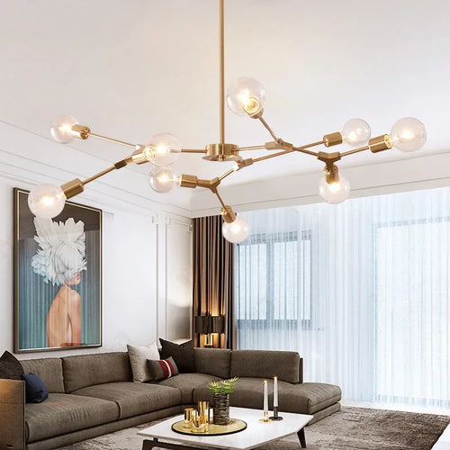lustre moderne en forme d'arbre pour décoration intérieure