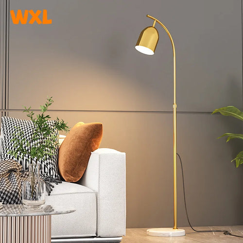 lampadaire led moderne à éclairage réglable design nordique - vue 6 sur 8