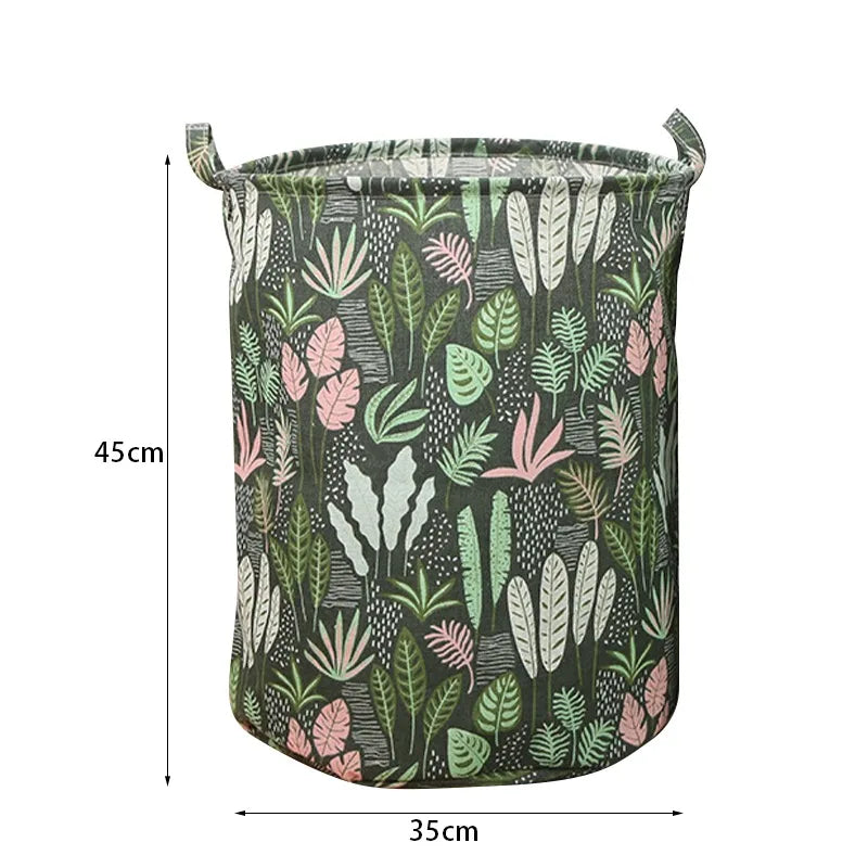 panier à linge pliable en lin étanche grande capacité de rangement - vue 18 sur 21
