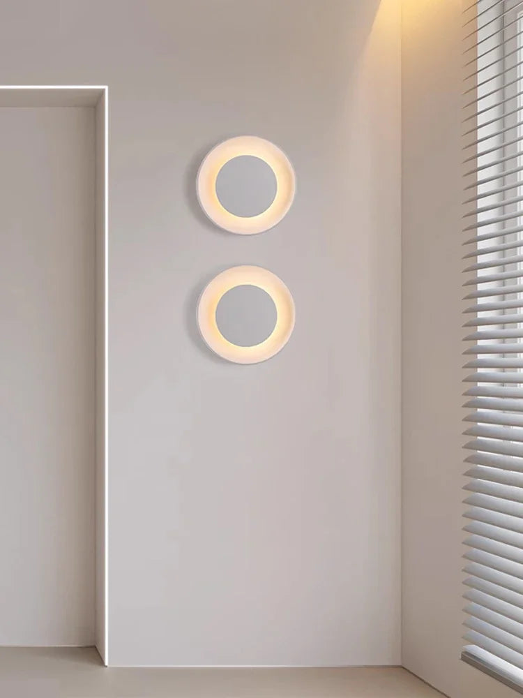applique murale en plâtre design led moderne minimaliste créative