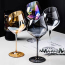 Verres a champagne biseautés design nordique cristal changeant