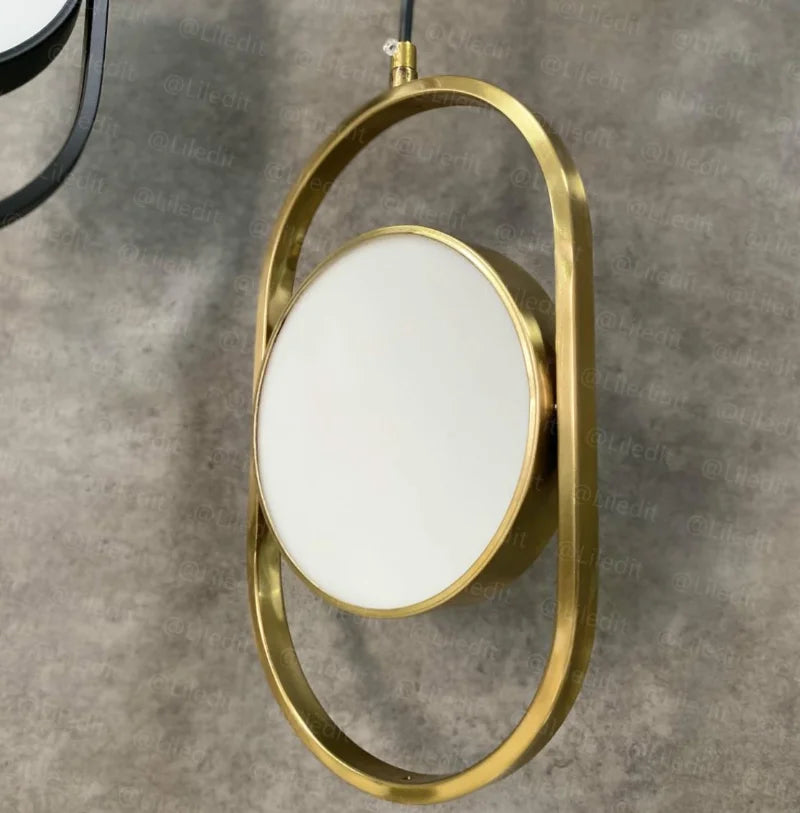 Plafonnier led rotatif au design moderne - vue 3 sur 10
