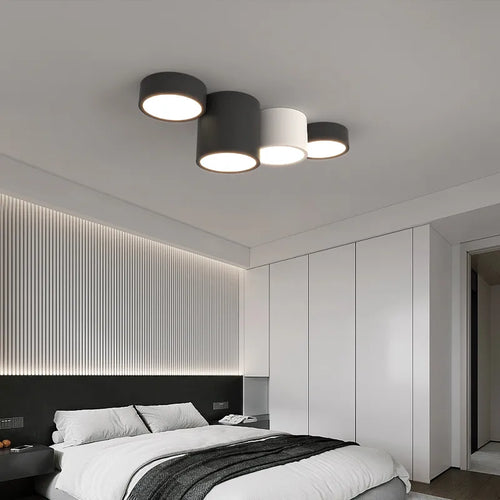 Nordique Mingzhuang Downlight LED plafonnier ménage chambre lumière circulaire Simple moderne porche couloir lumière