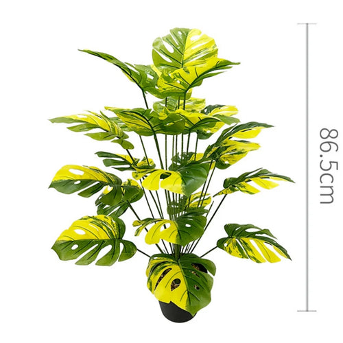 plantes artificielles grandes feuilles décoratives pour intérieur et bureau - vue 23 sur 24