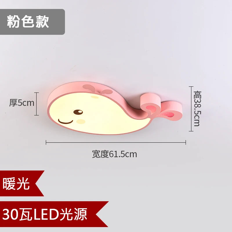 plafonnier led baleine éclairage créatif moderne pour enfant - vue 11 sur 15