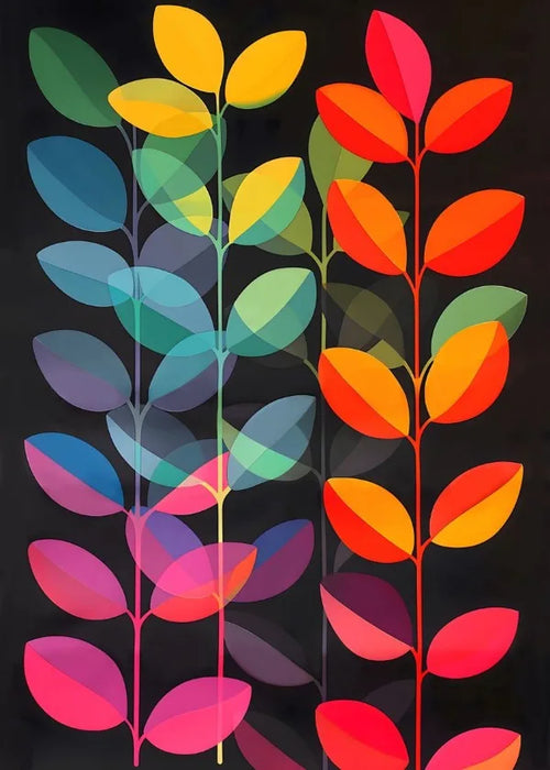 peinture abstraite décorative pour art mural esthétique