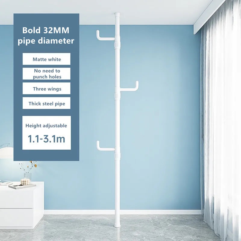 support de rangement vertical pour vêtements à la maison